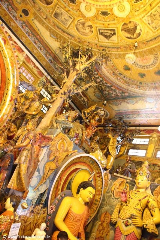 Goldene Tempeldecke