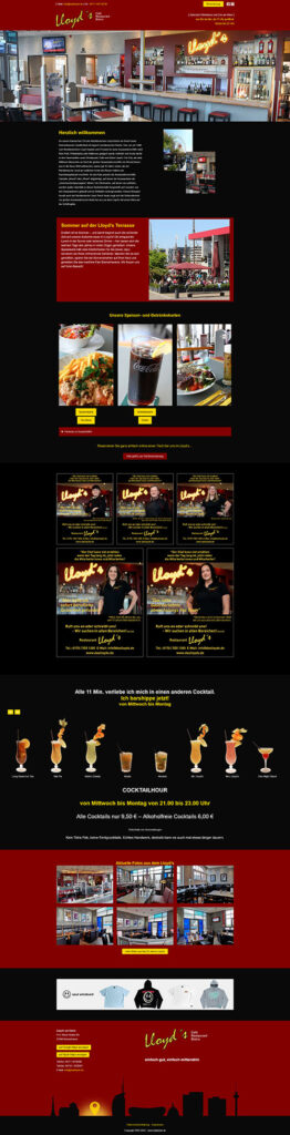 Screenshot der Lloyd's Website