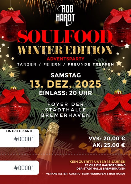 Soulfood Night Winter Edition Eintrittskarten