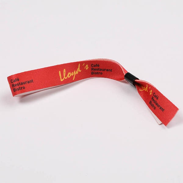 Einlassbänder mit Aufdruck