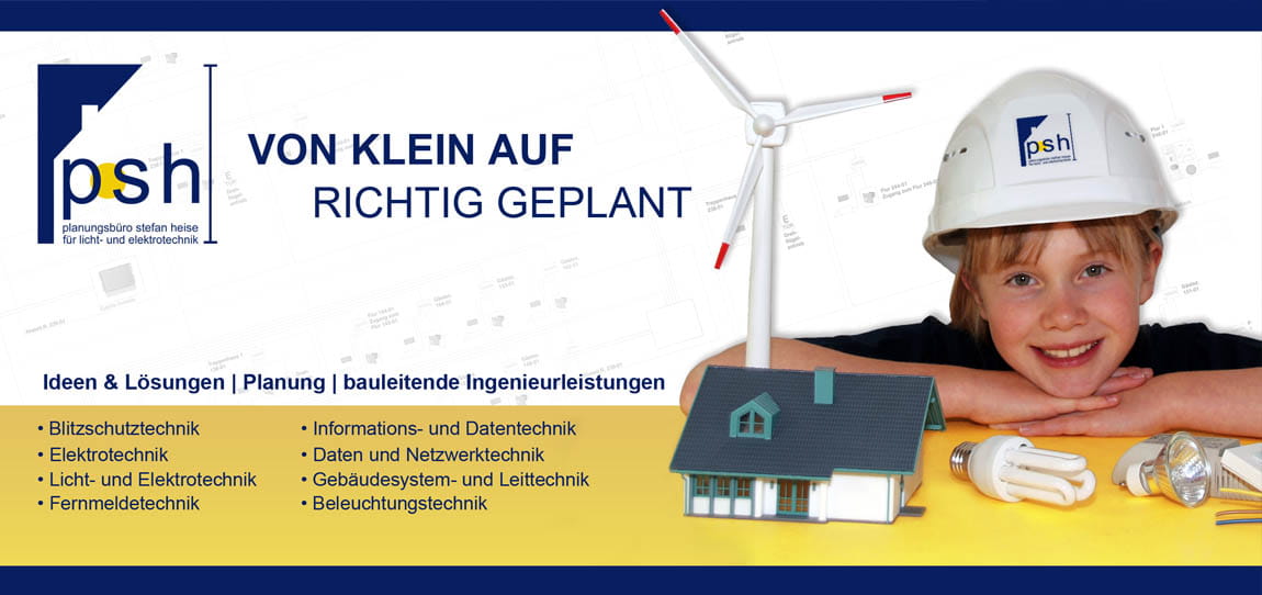 Werbekarte von klein auf richtig geplant