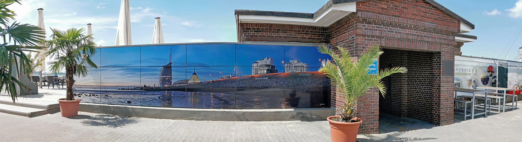 8 Meter Panorama im Weser-Strandbad Bremerhaven
