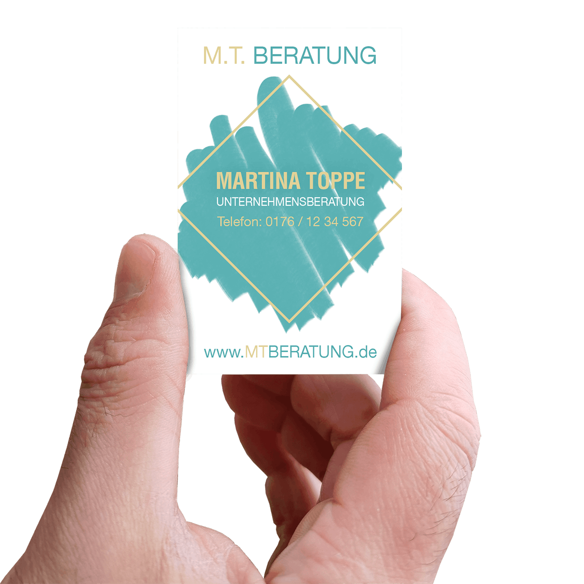 Visitenkarten Gestaltung Beispiel 1