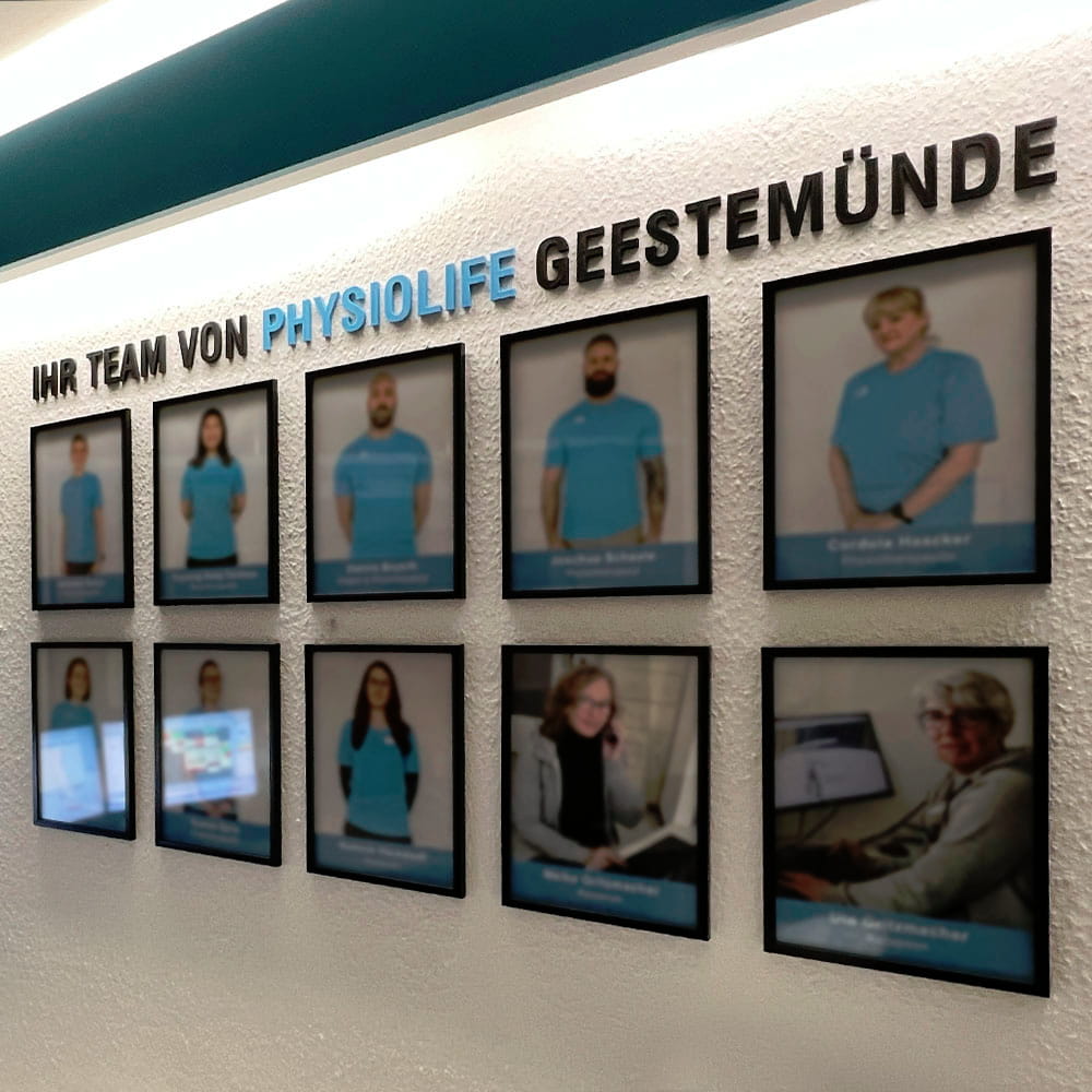 3D-Beschriftungen Physiolife